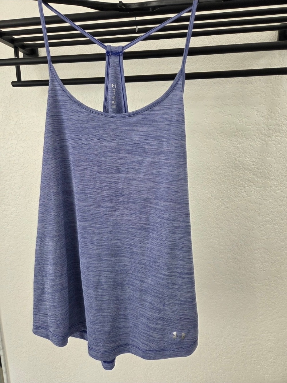Under Armour Heathered Lavender Performance Racerback Tank